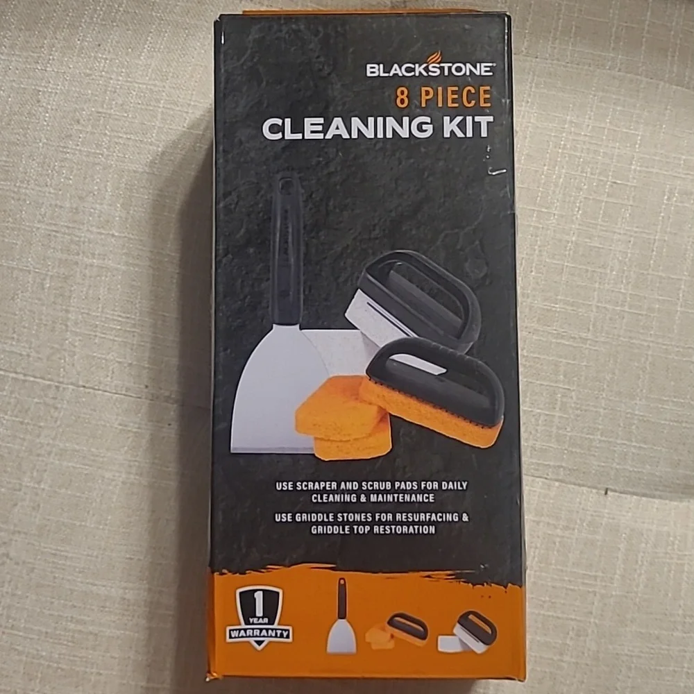 Brand New Box Set 8 piece Blackstone Grill Griddle Cleaning Kit